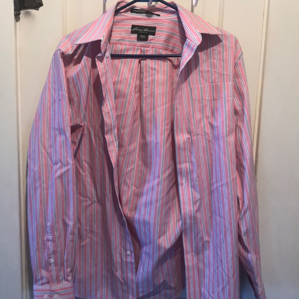 Eddie Bauer Button Down Striped